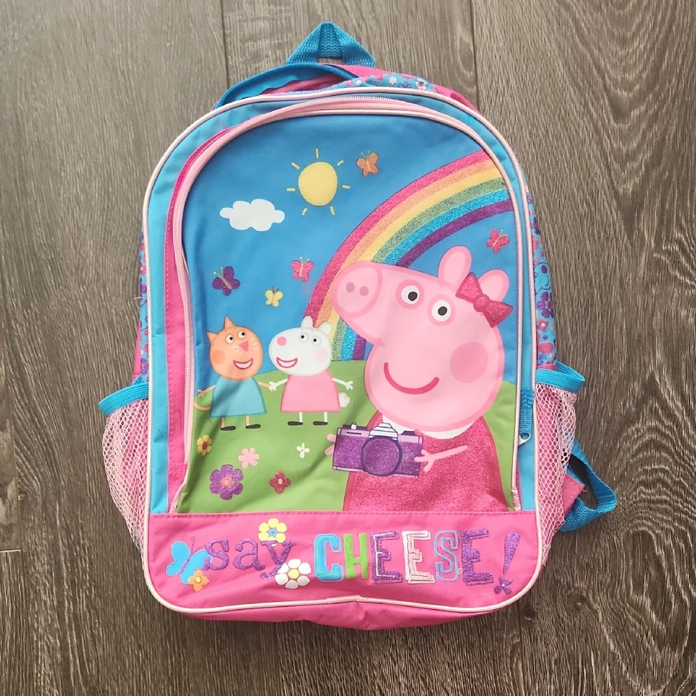 Peppa Pig Pink and Blue Backpack